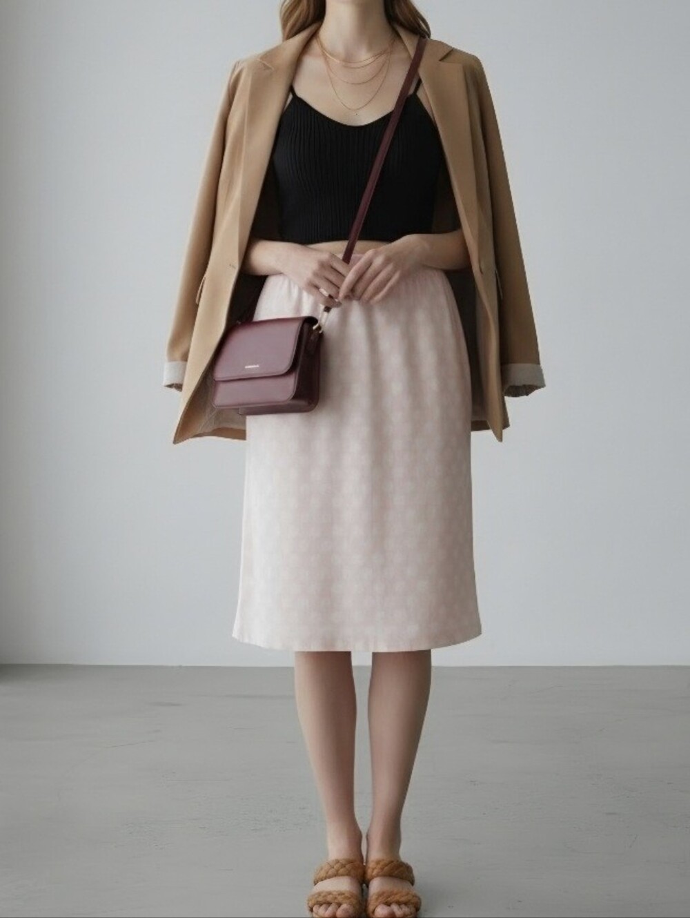 Midi Pencil Skirt